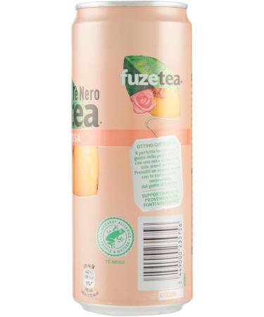  Italian Gourmet E.R. Fuze Tea Pesca Pack of 48 disposable tins of 330ml + 400g - Buy Online on GoSupps.com