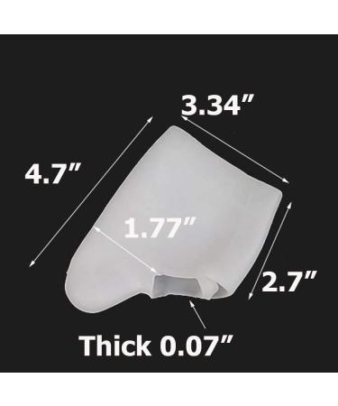 8 Pieces Gel Big Toe Caps & Bunion Cushions - Alleviate Pain Blisters & Calluses - Forefoot Pads for Men & Women - Buy Online on GoSupps.com