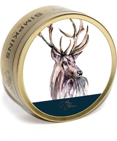 Simpkins Meg Hawkins Highland Stag Tin with Mixed Fruit Drops - Travel Sweets 175g - Pack of 3 in Premier Life Store Box