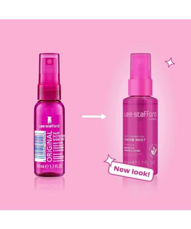 Lee Stafford Heat Protectant Hair Spray | Styling Collection - Best Thermal Defense Shine Mist for Daily Use Frizz Control with Protection Flat Iron & Blow Dry Safe Hydrating 6.7 Fl Oz Heat Protection Shine Mist - Buy Online on GoSupps.com