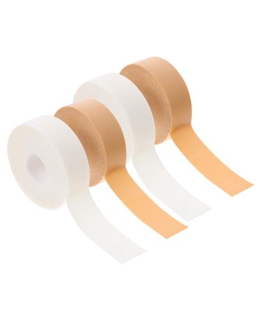 FOMIYES 4 Rolls Eyelash Stickers Disposable Eyelash Tape Makeup Tape Adhesive under Eye Pads Eyelash Grafting Tools Adhesive Tape Fabric Eyelash Tape White Foam Auxiliary Thicken