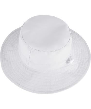 LACOFIA Toddler Baby Sun Hat | Unisex Kids Summer Bucket Hat with Wide Brim | Adjustable | 3-7 Years | White - Buy Online on GoSupps.com