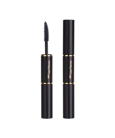 Volumizing Mascara Double Sided Waterproof Mascara for Women Eyelash Makeup Tool Long Lasting for Party Vacation Travel School Business Black