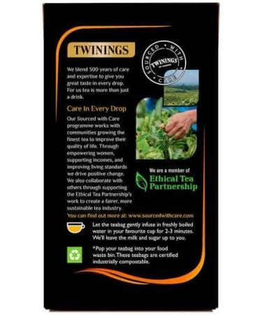 Twinings - English Breakfast - 50 Tea Bags - 125g - Buy Online on GoSupps.com