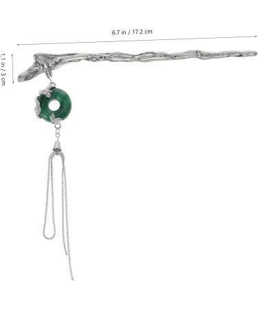 LALAFINA Hairpin Chinese Flower Hair Chopsticks Rhinestone Barrettes for Women Bridal Hair Clip Japanese Hair Pin Hair Bun Stick Chopstick Rhinestones Hair Stick Miss Acrylic - Buy Online on GoSupps.com