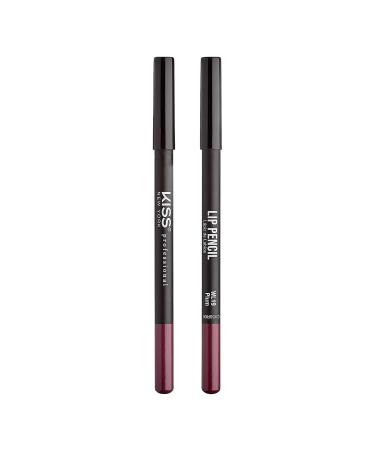 Kiss New York Professional Slim Lip Pencil - Creamy Soft Plum Lip Liner for Long-Lasting Rich Color - Buy Online on GoSupps.com