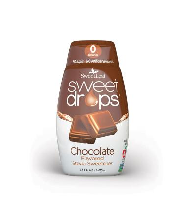 SweetLeaf Sweet Drops Liquid Stevia Sweetener, Chocolate, 1.7 Ounce Chocolate Sweetener