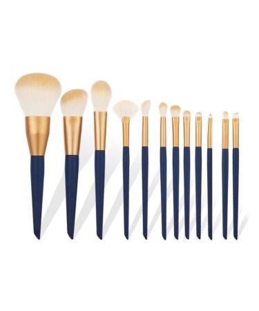 12 Star Action Makeup Brush Set - Soft Hair Beginner Powder & Blusher Brushes - Eye Shadow Brush - Blue - Buy Online on GoSupps.com