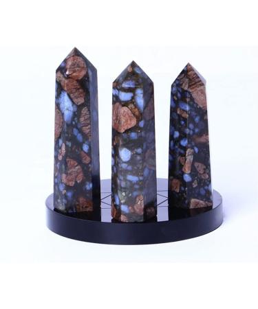 Meditation Gift Natural Crystal Blue Light Stone Pagoda Home Meditation Reiki Decoration Pack of 1 (Size : 7-8cm) - Buy Online on GoSupps.com