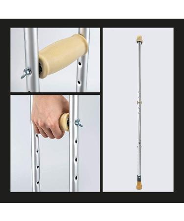 Pair of Lightweight Aluminium Underarm Axilla Crutches Elbow Forearm Adjustable Walking Stick Innovate - Buy Online on GoSupps.com