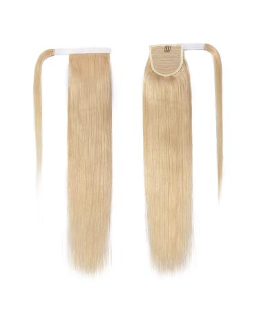 SEGO Real Hair Ponytail Extension Clip-In - Light Blonde #613 16 (40cm) | 80g Braid Hair Piece - Buy Online on GoSupps.com