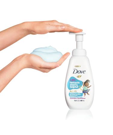 Dove Kids Cotton Candy Foaming Body Wash - Hypoallergenic Skin Care 13.5 Fl Oz (Pack of 4) - Buy Online on GoSupps.com