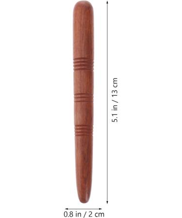 Gatuida 2pcs Wooden Body Scraper Roller Sticks Acupuncture Massage Tools for Foot Back & Full Body Shaping | International Shipping Available - Buy Online on GoSupps.com