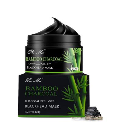 Blackhead Mask Sky-shop Facial Mask Nose Mask Face Mask Blackhead Cream with Activated Charcoal Deep Pore Cleanse Peel Off Deep Skin Clean Purifying Face Mask for Acne and Blackheads (120g)