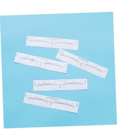 Angoily 120pcs Eyebrow Shaping Tool Makeup Tools Jewel Measurement Tool Vernier Caliper Sticker Disposable - Buy Online on GoSupps.com