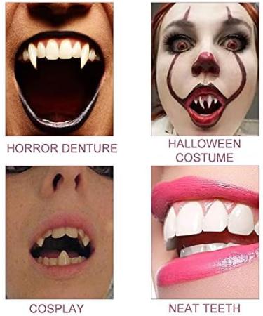 Buy Temporary Dentures & Tooth Repair Kit | Vampire Fake Dentures for Halloween & Cosplay - International Shipping - Buy Online on GoSupps.com