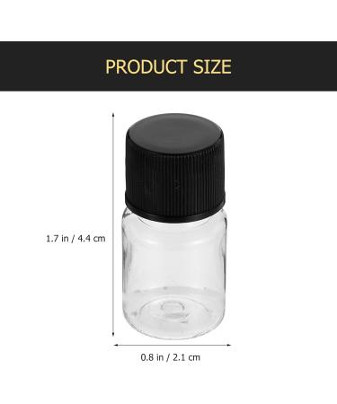 CIIEEO 50 Pack Refillable 5ml Plastic Oil Sample Bottles with Screw Caps - Empty Lotion & Soap Containers for eCommerce Shipping - Buy Online on GoSupps.com