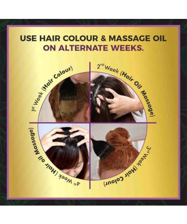 Indus Valley Organic Hair Color Dark Brown - Vegan Ecocert USDA Certified 20% Grey Coverage Hair Conditioning Spa - 100g+10ml - Buy Online on GoSupps.com