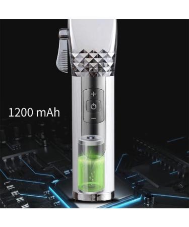 BLASHRD Professional Hair Trimmer Men Rechargeable Hair Trimmer Metal Liquid Crystal Digital Display HairTrimmer Silver - Buy Online on GoSupps.com