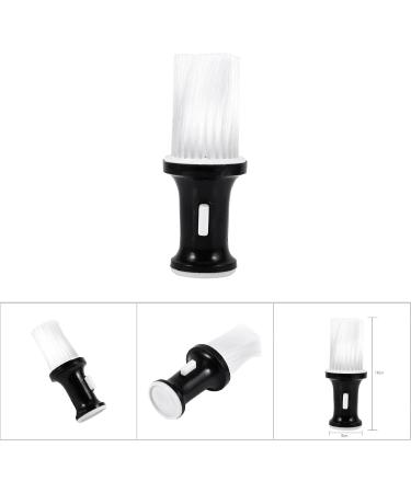 Hair Neck Duster Professional Soft Neck Hair Brush with Hairdressing Powder Storage Hairdressing Brush Haircut Removal Brush Salon Accessories (S) - Buy Online on GoSupps.com