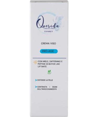  Querida Querida Supreme Pro Age Face Cream with Honey and Saffron - Moisturizing Anti-Wrinkle Treatment with Hyaluronic Acid and Botox-Like Complex - Made in Italy - 50ml - Buy Online on GoSupps.com