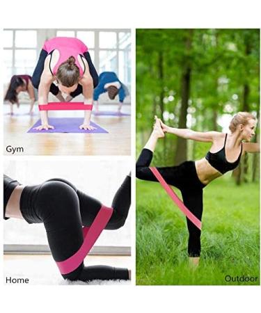 Resistance Bands 5 Pack Resistance Loop Exercise Bands with Carry Bag for Physical Therapy Rehab Yoga Pilates and Strength Training in Gym and Home - Buy Online on GoSupps.com