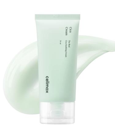 CELIMAX The Real Cica Soothing Cream - with 73% Fresh Cica Extract  Oil-free formula  Lightweight Hydrating Gel-cream  50ml