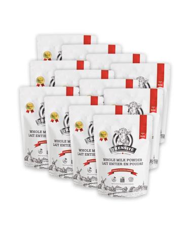 Trensit Whole Milk Powder 3.25% 12 Bags x 500g (6kg) Naturally Canadian 100% Canadian Milk Free of Antibiotics No rBST or rBGH. 12pk