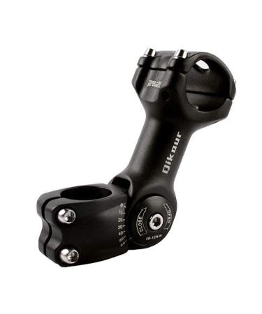 Sanzhi Bike Stem 31.8 90mm 110mm 130mm 0-60 Degree Adjustable MTB Riser Stem Short Handlebar Stem Mountain Bike Stem for Bicycle, MTB, Road Bike, Cycling, BMX 31.8X110mm