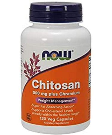 Now Foods Chitosan Plus Chromium 500 mg 120 Veg Capsules