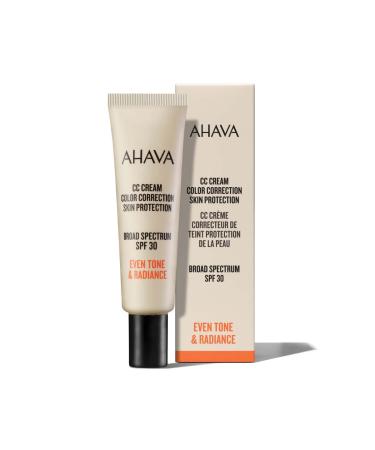 AHAVA CC Cream SPF 30 with Dead Sea Minerals - Vegan Formula - 1.0 fl. oz - Buy Online on GoSupps.com