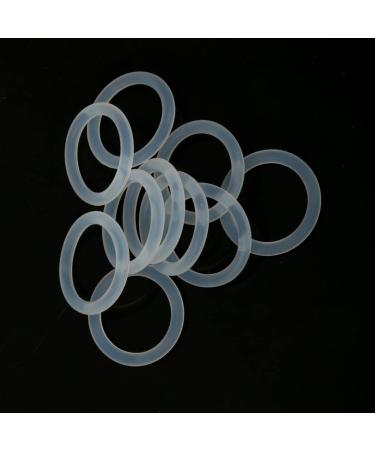 MAM XL Silicone Pacifier Rings - 10 Transparent Pieces for Secure Pacifier Use - International Shipping Available - Buy Online on GoSupps.com