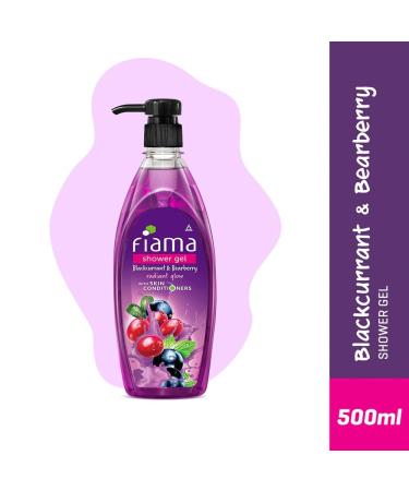 Fiam-a Body Wash Shower Gel - Blackcurrant & Bearberry 500ml | Hydrating Body Wash for Radiant Skin | Unisex Formula for All Skin Types - Buy Online on GoSupps.com