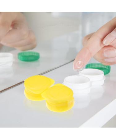 Buy Milists 10-Piece Yellow Contact Lens Case Set - Left & Right Eye Containers for School Home & Travel - Buy Online on GoSupps.com