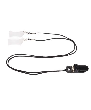Hearing Aid Clip Holder Hearing Aid Clip for Elderly Fashionable Flexible Black (Binaural)