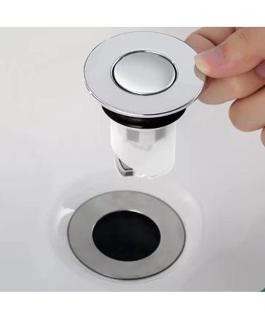 Press Bounce Basin Pop-up Drain Filter Bathroom Shower Sink Filter Plugs Hair Extension Bath Plugs Kitchen Accessories Shower Drain - Buy Online on GoSupps.com