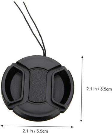Milisten 4 Pcs Camera Lens Cover Centre Pinch Lens Cover Lens Cap Camera Lenses Camera Lens Lid Shots Lens Protector Lens Hood Cap Camera Body Cap Camra Back Cover Plastic SLR Camera Black 5.5X5.5CM - Buy Online on GoSupps.com
