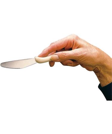 NRS Healthcare Caring Cutlery Straight Knife - Single | Comfortable Grip for Easy Handling - Buy Online on GoSupps.com