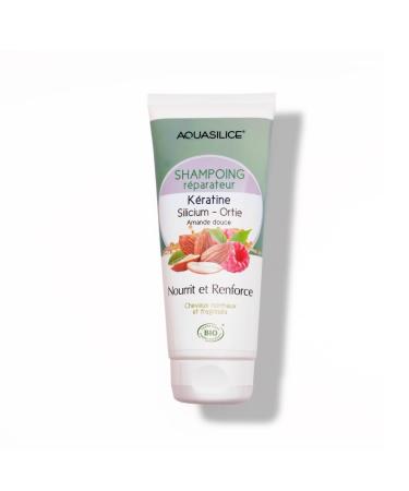 Certified Organic Keratin Repair Shampoo - COSMOS ORGANIC; COSMEBIO - AQUASILICE - Made in France