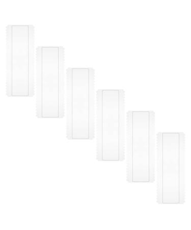 LALADEFIEE 6 Pieces Nail Polish Gel Nail Exercise Display Tips Display Nail Polish Puck Transparent