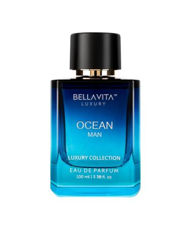 OCEAN Eau De Parfum for Men (3.48 fl. oz.) | Aquatic Perfume for Men | Notes: Aqueous Fresh Orchid Floral | Family: Citrus Marine Woody | Vegan & cruelty free