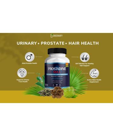 Prostadine Max Prostate Supplements for Men Capsules Health Supplements - Maximum Strength All Natural to Support Normal & Healthy Function Prosta Vive Reviews (60 Capsules) 1 - Buy Online on GoSupps.com