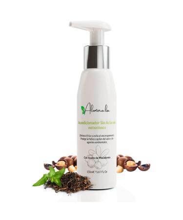 Discravilating care flushing without washing out moisturizing hair tubes with macadamia anti frizz hair rinsing & conditioner without silicone sulfate and paraben (150 ml)