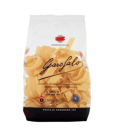 Italian Gourmet E.R. Garofalo Pappardelle Nido N. 1-35 Pack of 10 Neapolitan durum wheat semolina with 500g of IGP pasta + 400g Italian Gourmet Polpa