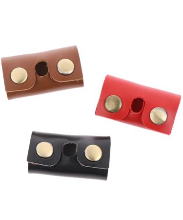 Hapinary 3st razor Fall Razor Kopf Storage Pocket Bag made of composite leather safety covers for the household men Razor accessories manual leather case deliveries