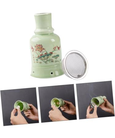 Portable Moxa Cone Holder Burner - Moxibustion Tool for Home Use | Ceramic 12.5x7cm - International Shipping Available - Buy Online on GoSupps.com