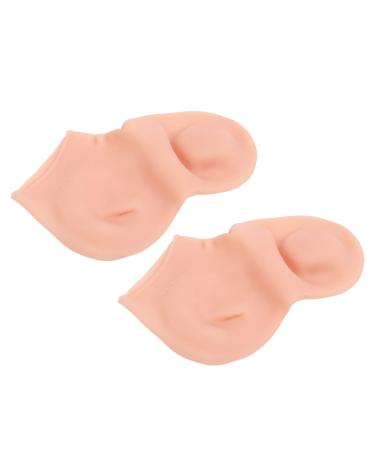 Socks with essential oils foot care elastic smooth nourishing moisturizing gel socks for cracked feet for home (s) yellow (s)