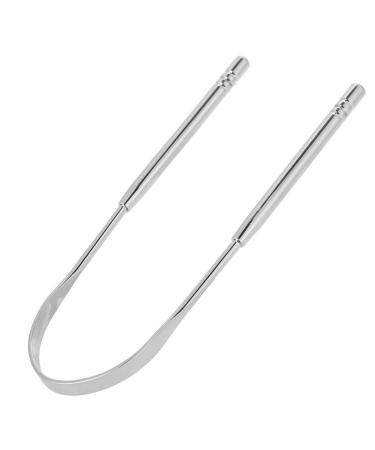 Buy Tongue Scraper | 304 Stainless Steel Tongue Cleaner for Fresh Breath | Portable Oral Care Tool for Adults & Kids - Buy Online on GoSupps.com