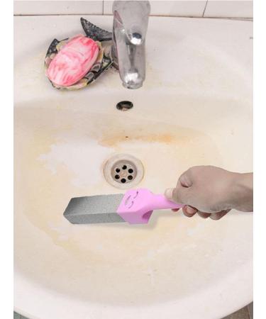 2Pcs Pumice Stick For Toilet Bowls Pumice Cleaning Stone Toilet Pumice Cleaning Stone With Handle Toilet Cleaner Toilet Rim Cleaning Brushes For Removing Stubborn Stains Limescale - Buy Online on GoSupps.com