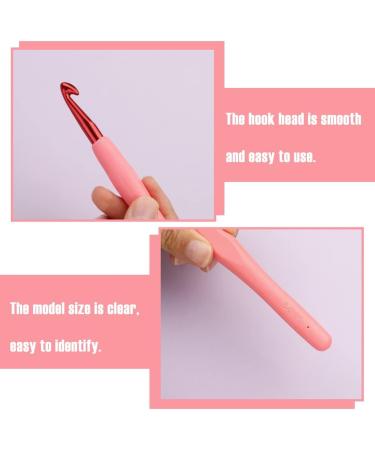 IMZAY 8mm Crochet Hooks with Ergonomic Handle - Extra Long Knitting Needles for Arthritic Hands - Ideal Craft Tools for Beginners and Experienced Crochet Enthusiasts - Buy Online on GoSupps.com